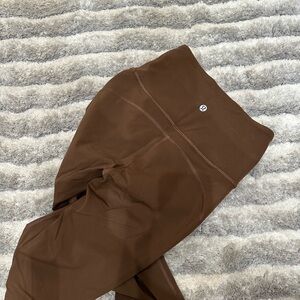 Lululemon Brown Flare Leggings